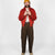 60's Cut Team Jacket - Rust Corduroy - View 2
