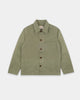 Woven Chore Coat - Sage Dry Waxed Cotton