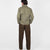 Woven Chore Coat - Sage Dry Waxed Cotton - View 5