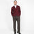 Classic Cardigan - Burgundy - View 2