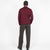 Classic Cardigan - Burgundy - View 5