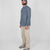 Crissman Overshirt - Faded Blue Dry Waxed Rip Stop - View 3