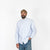 Dehen x Gitman Oxford - Blue Stripe - View 4