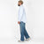 Dehen x Gitman Oxford - Blue Stripe - View 5