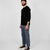 Heavy Duty Baseball Tee - Black - View 3