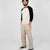 Heavy Duty Baseball Tee - 2-Tone Natural & Black - View 3