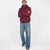 Heavy Duty Hoodie - Burgundy - View 2