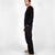 Heavy Duty Long Sleeve Tee - Non Pocket  w/ Cuff - Black - View 4