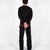 Heavy Duty Long Sleeve Tee - Non Pocket  w/ Cuff - Black - View 5