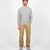 Heavy Duty Long Sleeve Tee - Non Pocket w/ Cuff - Heather - View 2