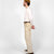 Heavy Duty Long Sleeve Tee - Non Pocket  w/ Cuff - Natural - View 4