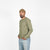 Heavy Duty Long Sleeve Tee - Single Pocket - Fatigue - View 4