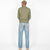 Heavy Duty Long Sleeve Tee - Single Pocket - Fatigue - View 2