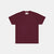 Heavy Duty Tee - Single Pocket - Burgundy - View 1