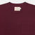 Heavy Duty Long Sleeve Tee - Single Pocket -Burgandy - View 7