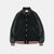 Raglan Varsity Jacket - Black / Off White & Scarlet - View 1