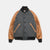 Raglan Varsity Jacket - Granite / Black / Antique Rust - View 1