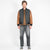 Raglan Varsity Jacket - Granite / Black / Antique Rust - View 2