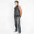 Raglan Varsity Jacket - Granite / Black / Antique Rust - View 3