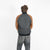Raglan Varsity Jacket - Granite / Black / Antique Rust - View 6