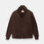 Shawl Sweater Coat - Brown - View 1