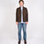 Shawl Sweater Coat - Brown - View 2