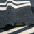 Striped Wool Scarf - Charcoal / Off White - View 4