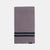 Striped Wool Scarf - Smoke / Dark Navy - View 1