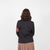 Women's Varsity Cardigan - Dark Charcoal / Forster Red & Off White - View 5