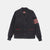 Women's Varsity Cardigan - Dark Charcoal / Forster Red & Off White - View 1