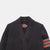 Women's Varsity Cardigan - Dark Charcoal / Forster Red & Off White - View 7