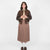 Women's Varsity Jacket - Medium Brown Mix - View 2