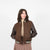 Women's Varsity Jacket - Medium Brown Mix - View 6
