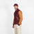 Varsity Jacket - Burgundy / Navy & Scarlet / Rust - View 4