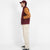 Varsity Jacket - Burgundy / Navy & Scarlet / Rust - View 5