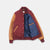 Varsity Jacket - Burgundy / Navy & Scarlet / Rust - View 8