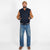 Varsity Jacket - Dark Navy/Antique Rust - View 2