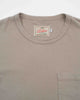 Heavy Duty Long Sleeve Tee - Single Pocket - Ascot Grey - View 6
