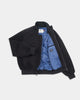 Dehen x Merz b. Schwanen Pilot Jacket - Black Dry Waxed Cotton - View 9