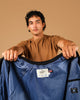 Dehen x Merz b. Schwanen Pilot Jacket - Black Dry Waxed Cotton - View 8
