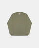 Heavy Duty Long Sleeve Tee - Single Pocket - Fatigue