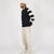Motorcycle Sweater - Black / Off White - View 3