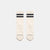 Heavy Duty Wool Socks - Off White Charcoal - View 2