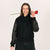 Women's Varsity Jacket - Black - View 6